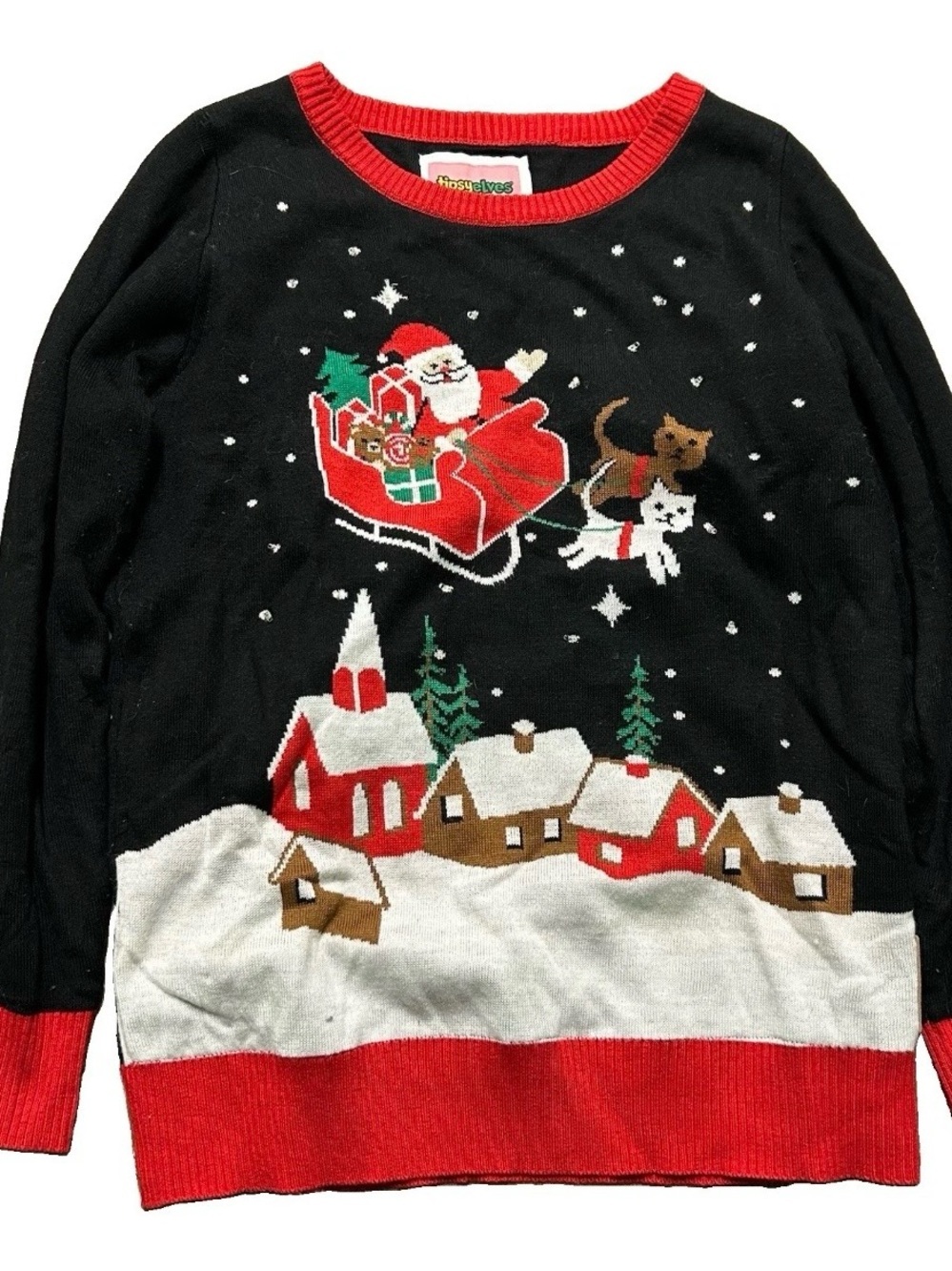 Men’s Tipsy Elves Ugly Christmas Sweater Size Medium